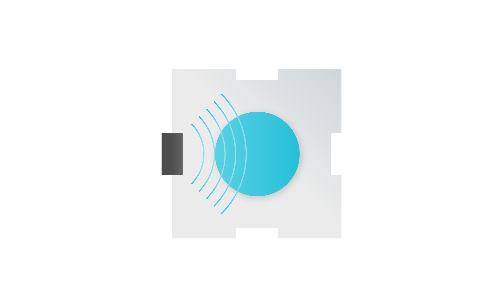 Contactless / directly at the cylinder