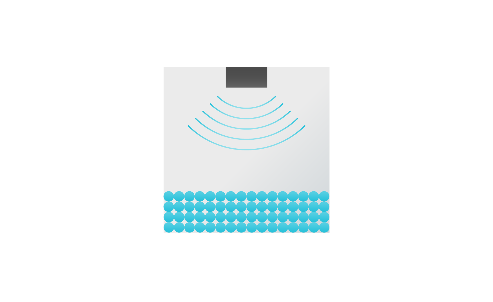 Detection of liquids and bulk solids