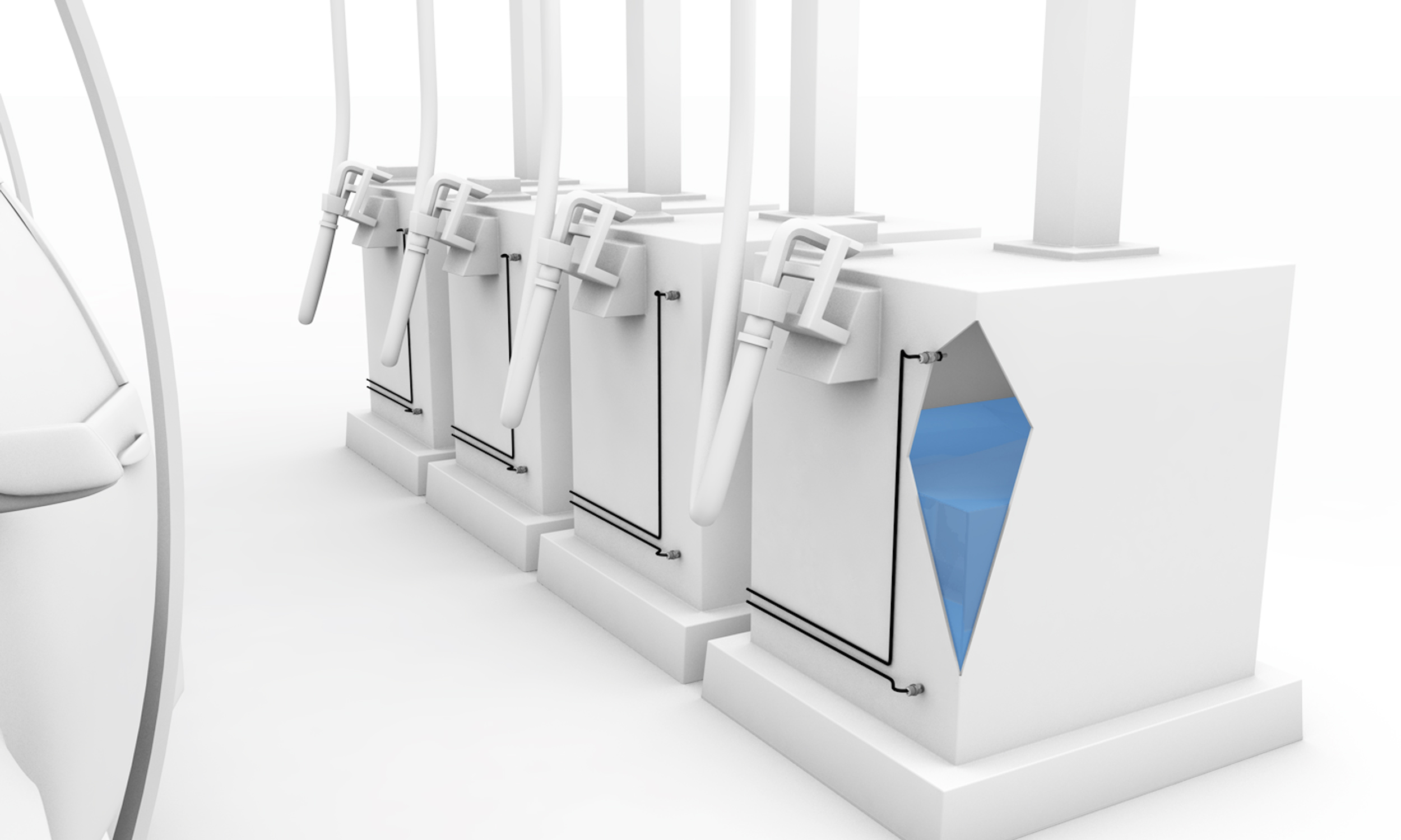 Monitoring levels in liquid containers image