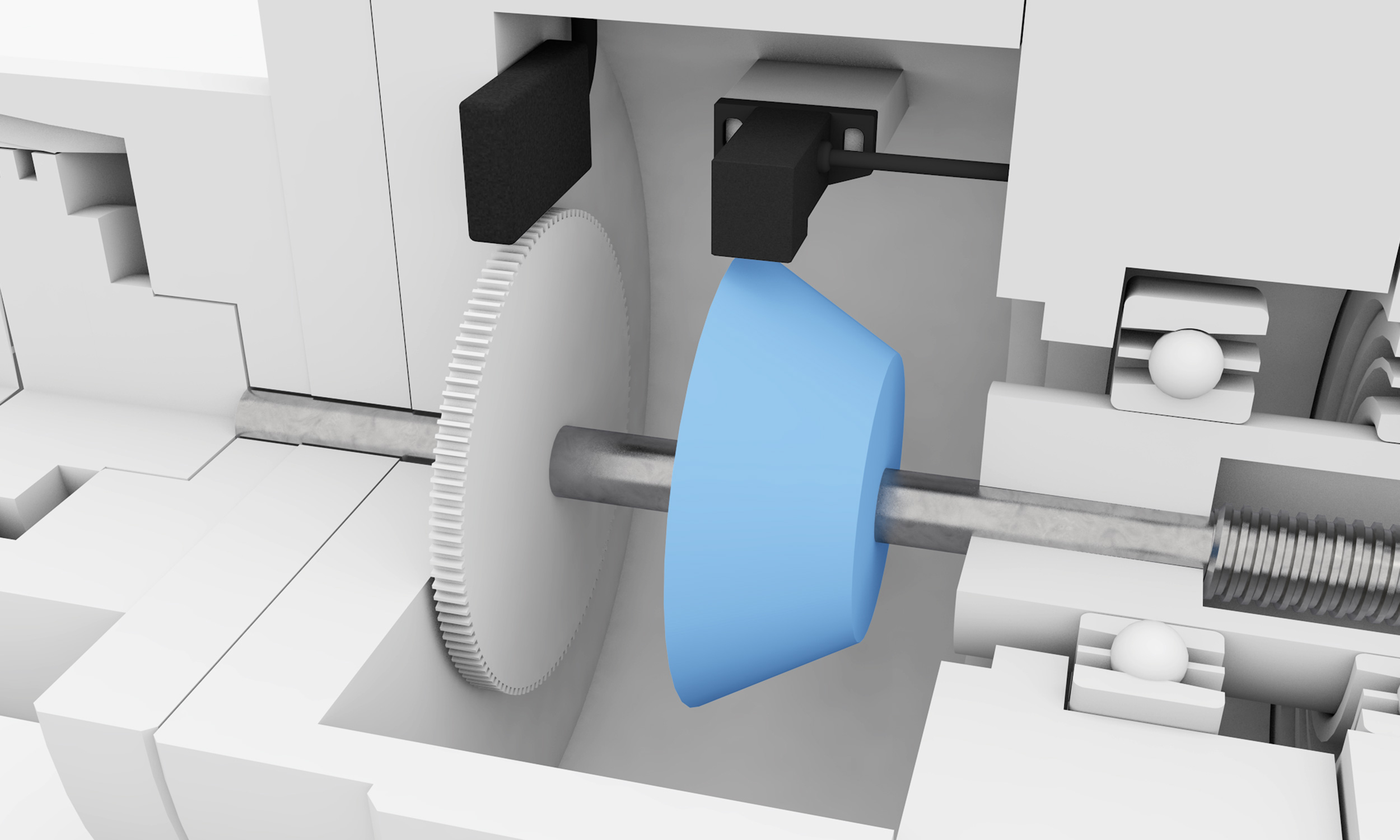 Monitoring tool clamping distance with inductive distance sensors image