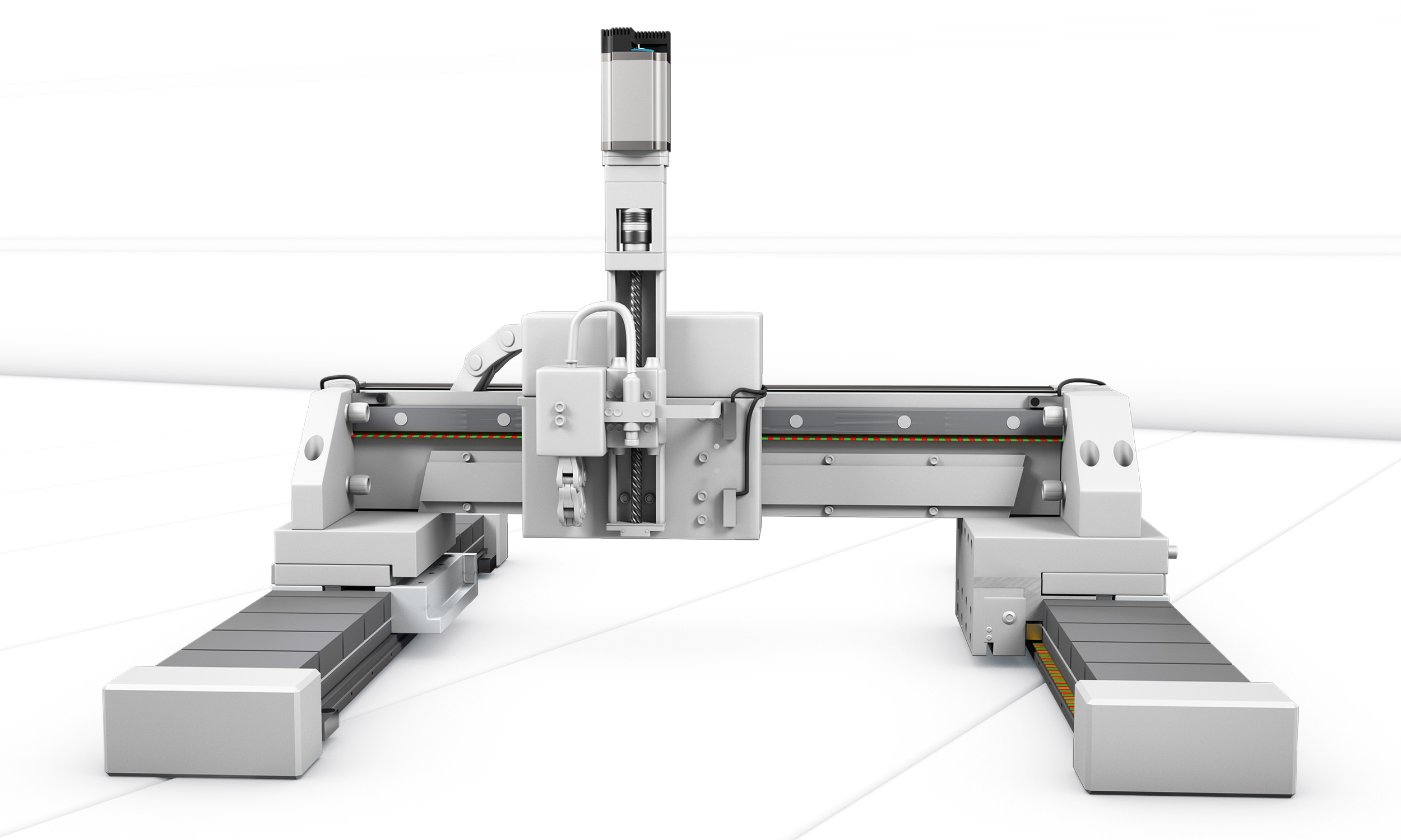 Spindle feed positioning image