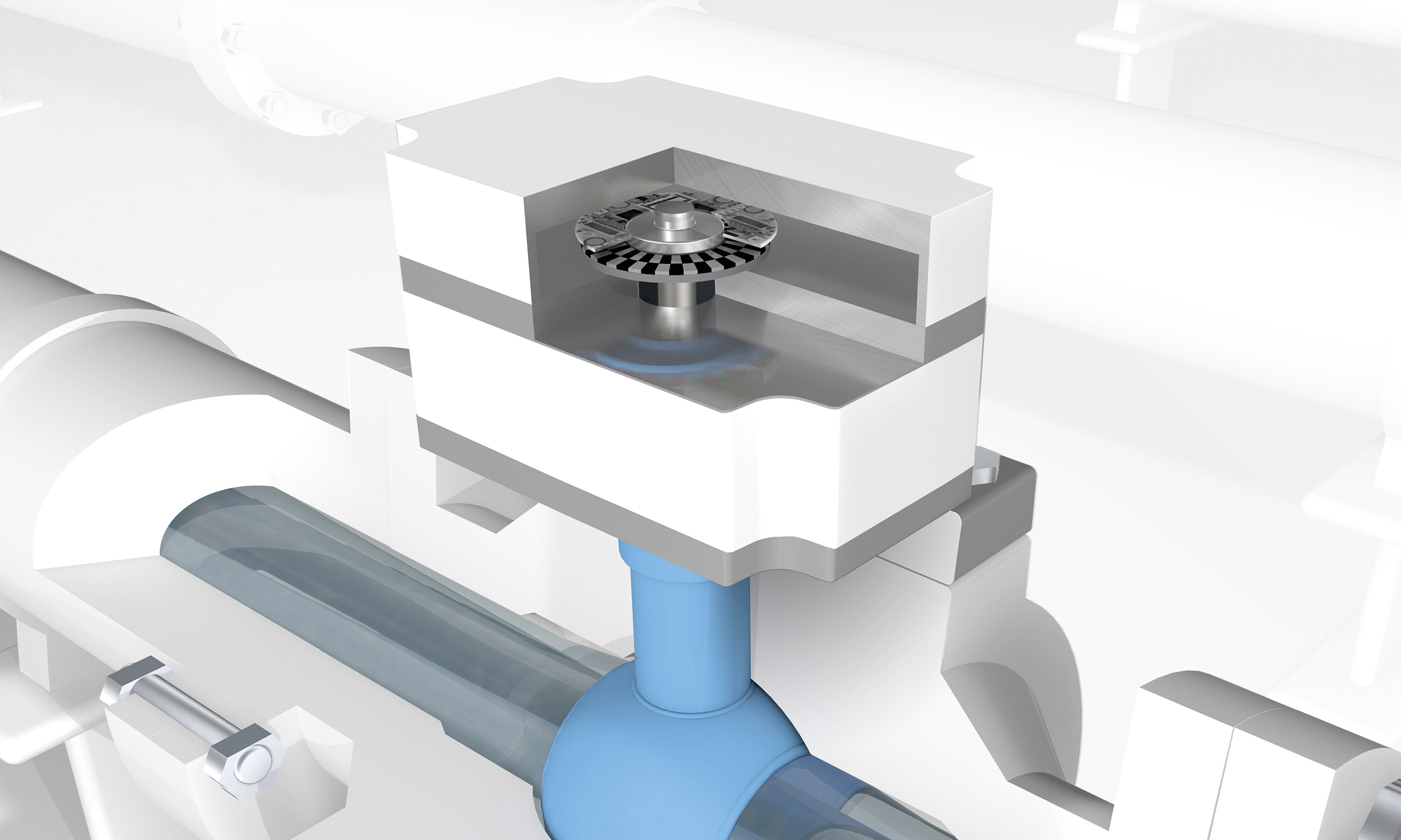 High-precision position feedback for rotary and swivel drives image