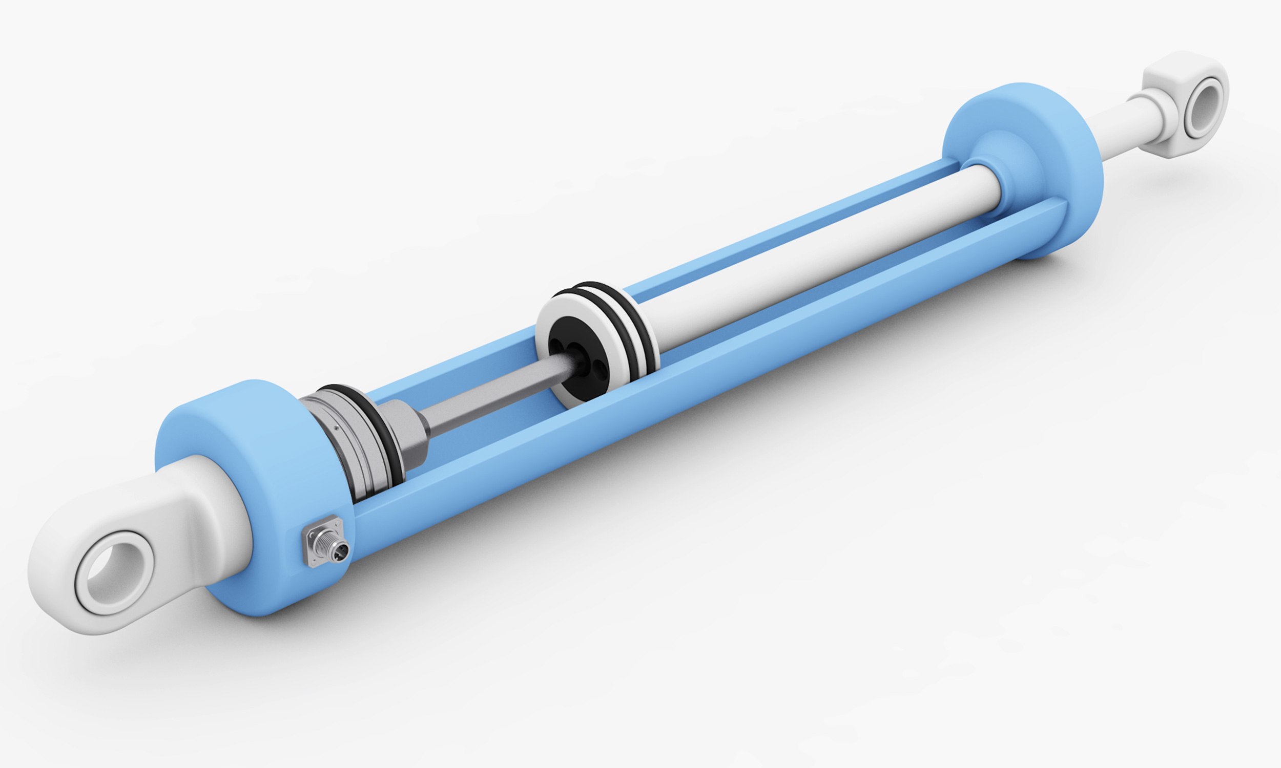 Detect position in mobile hydraulics image