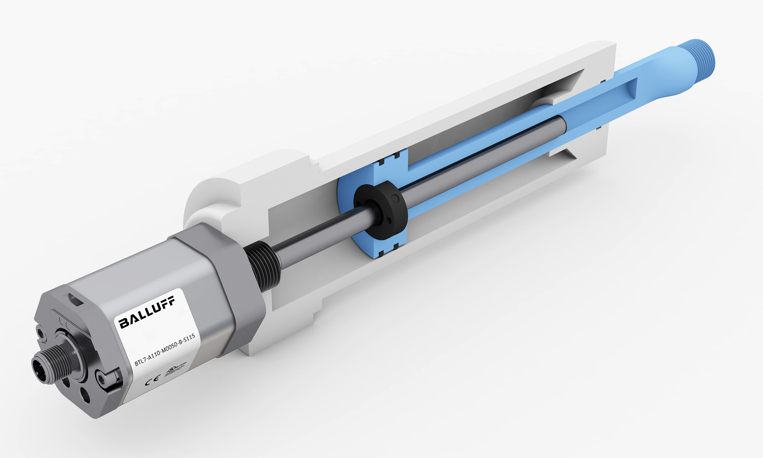 Measure positions in industrial hydraulics image