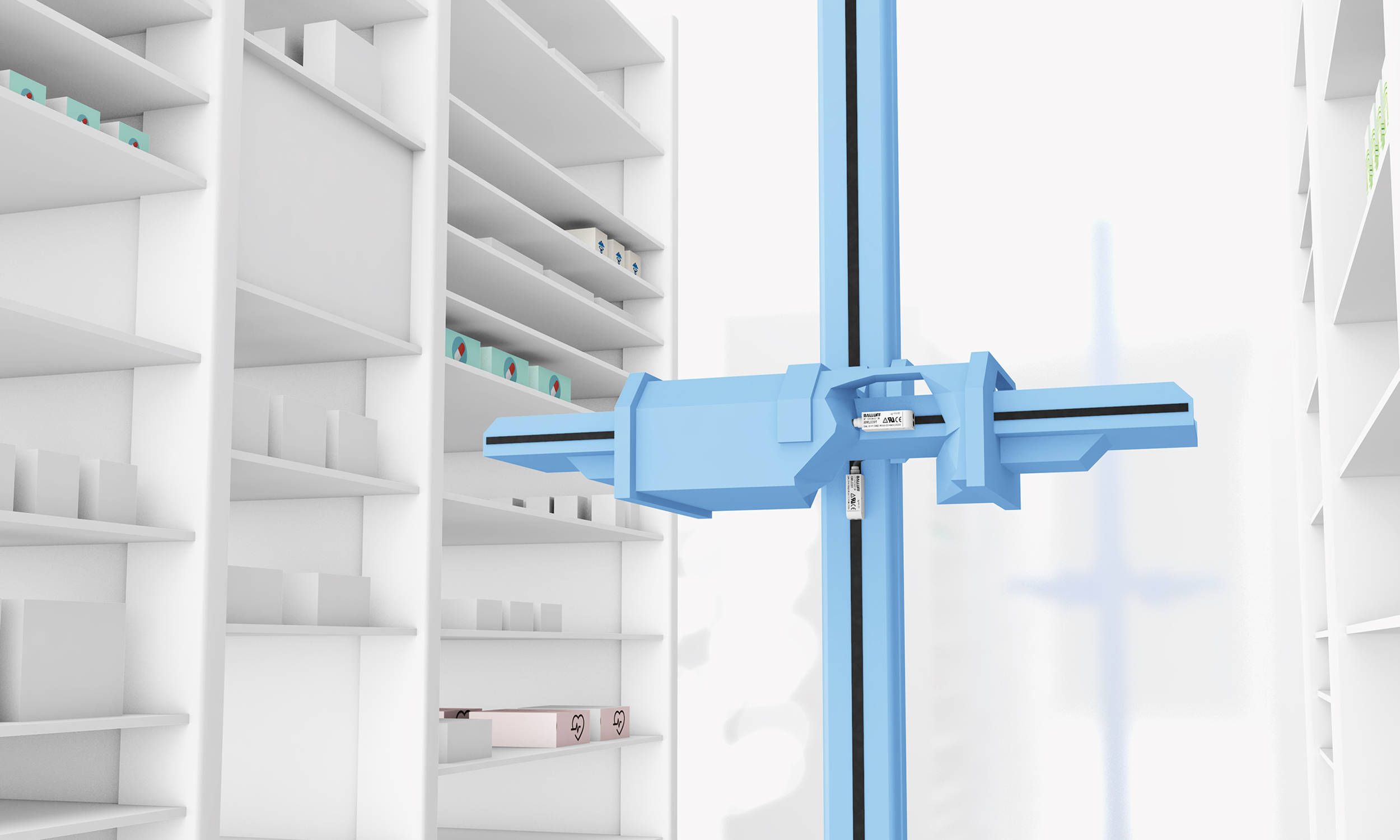 Posición de los robots en los dispensadores de medicamentos image