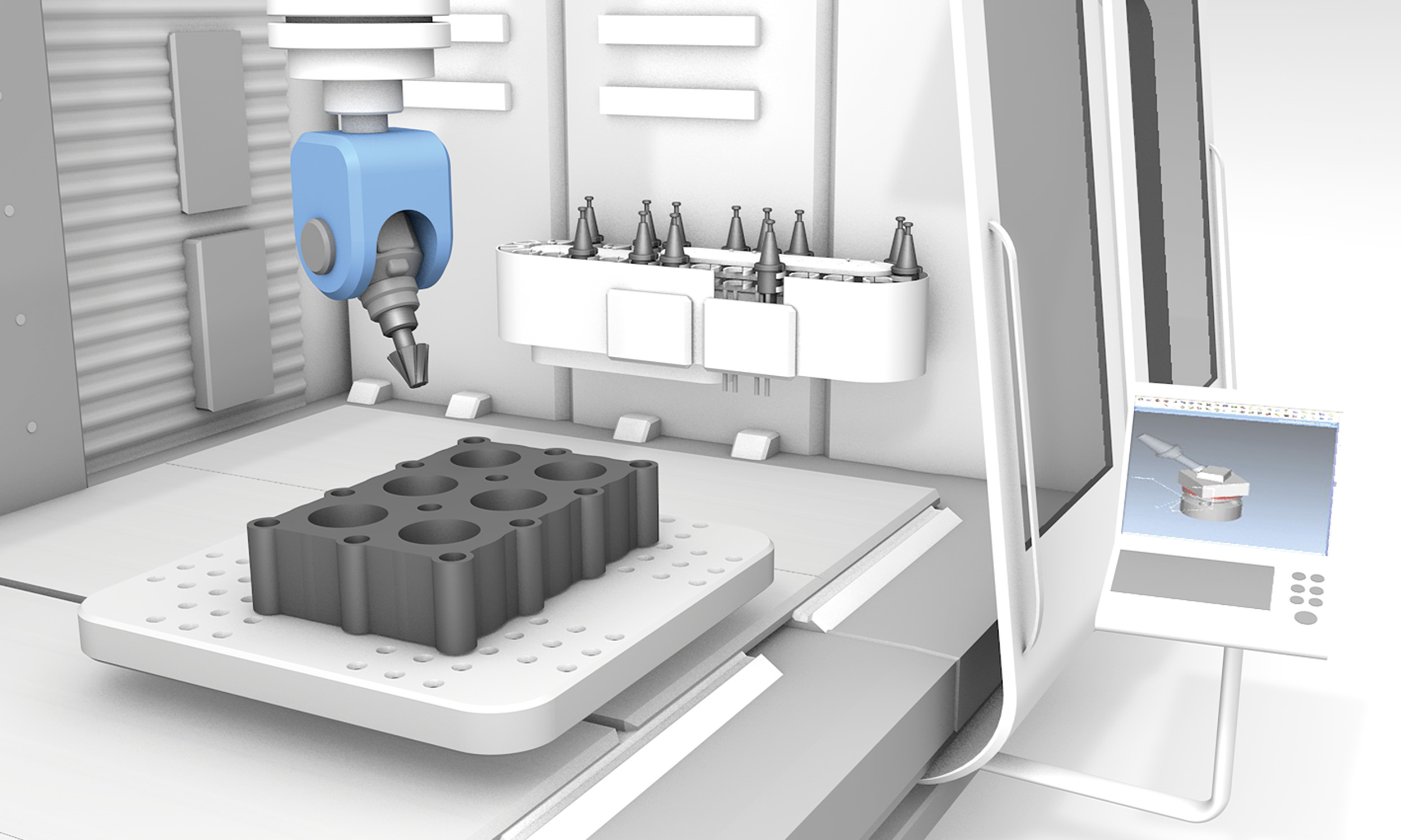 Communicating with the CNC controller image