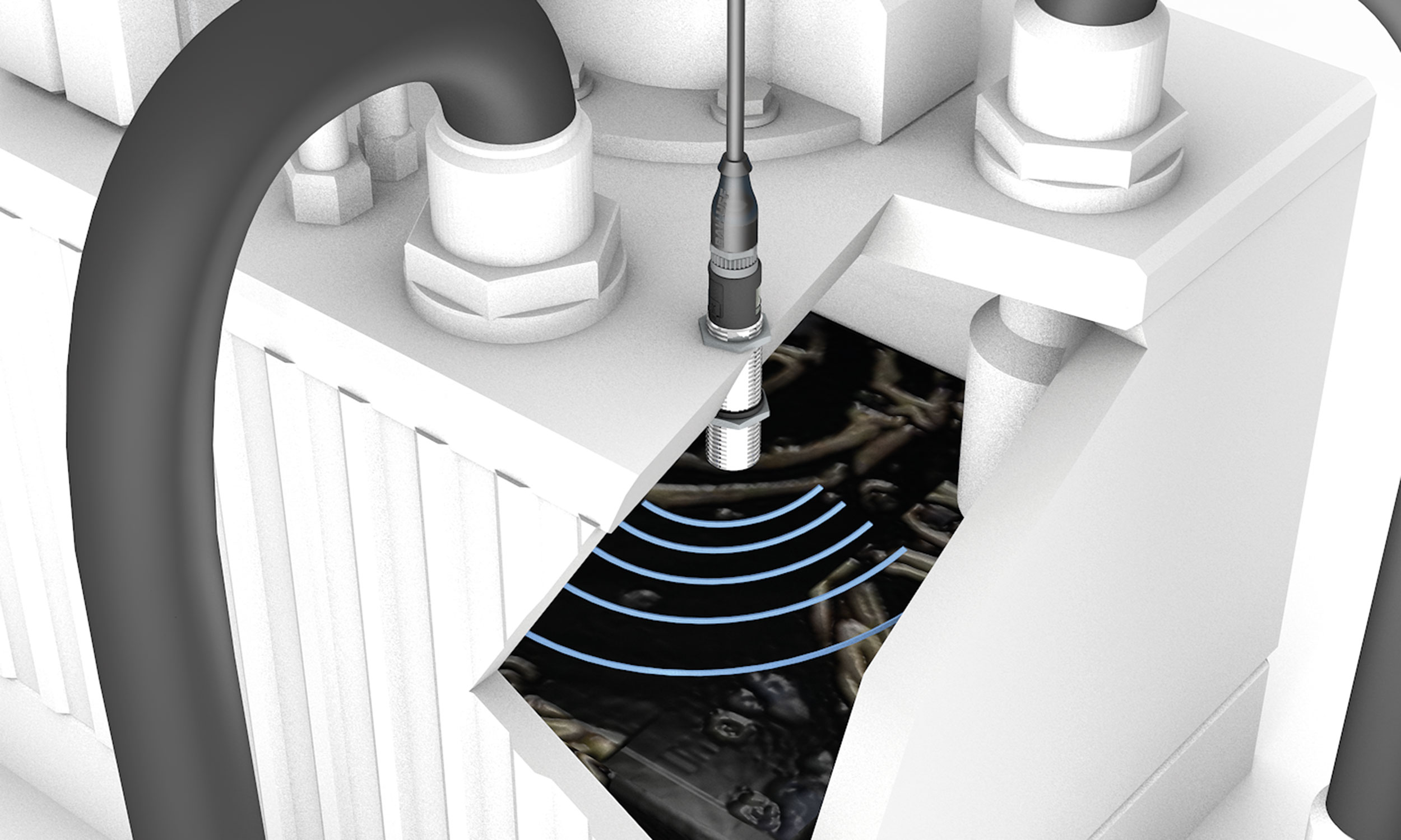 Detect process fluids and levels continuously or switching image