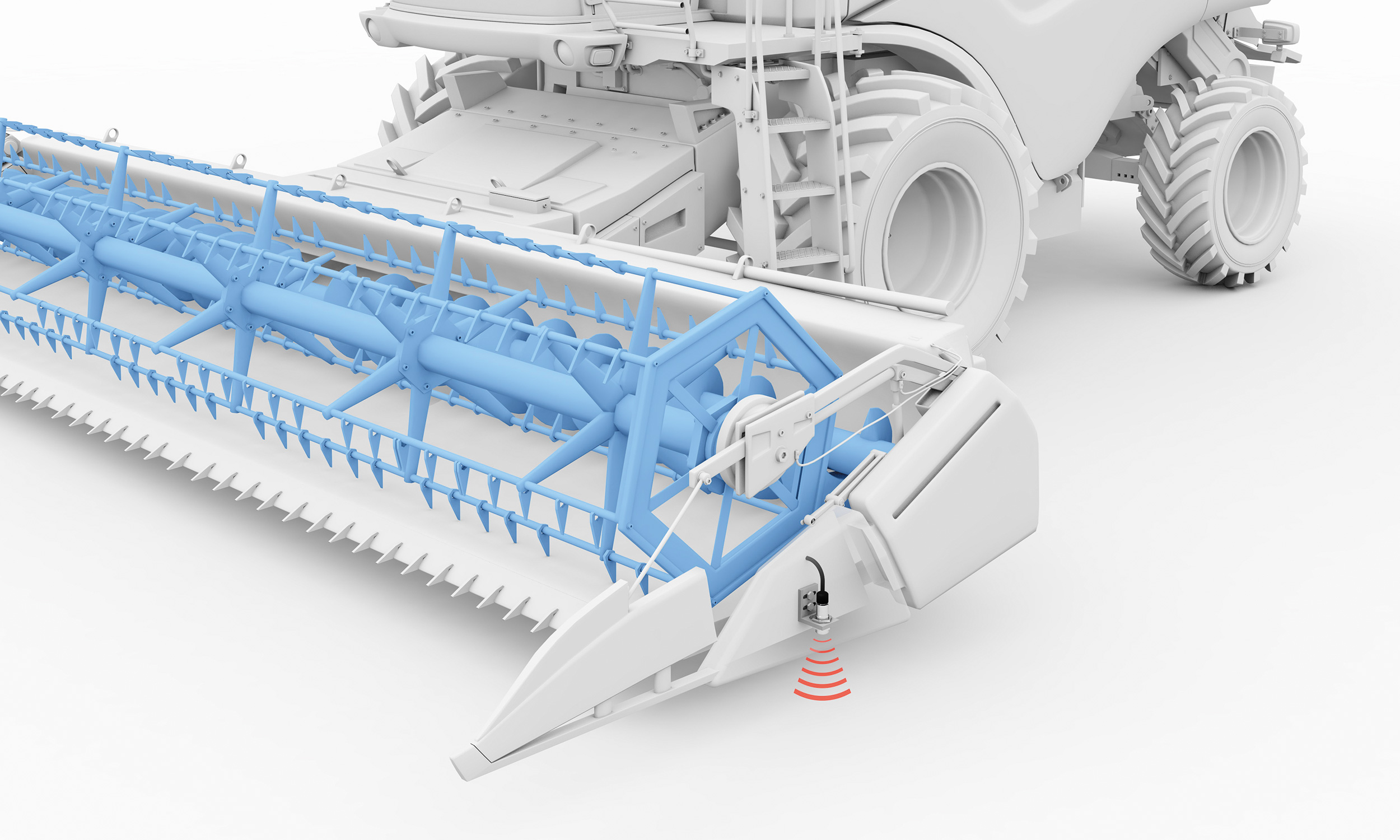 Combine Harvester: Measuring the Height of the Head image