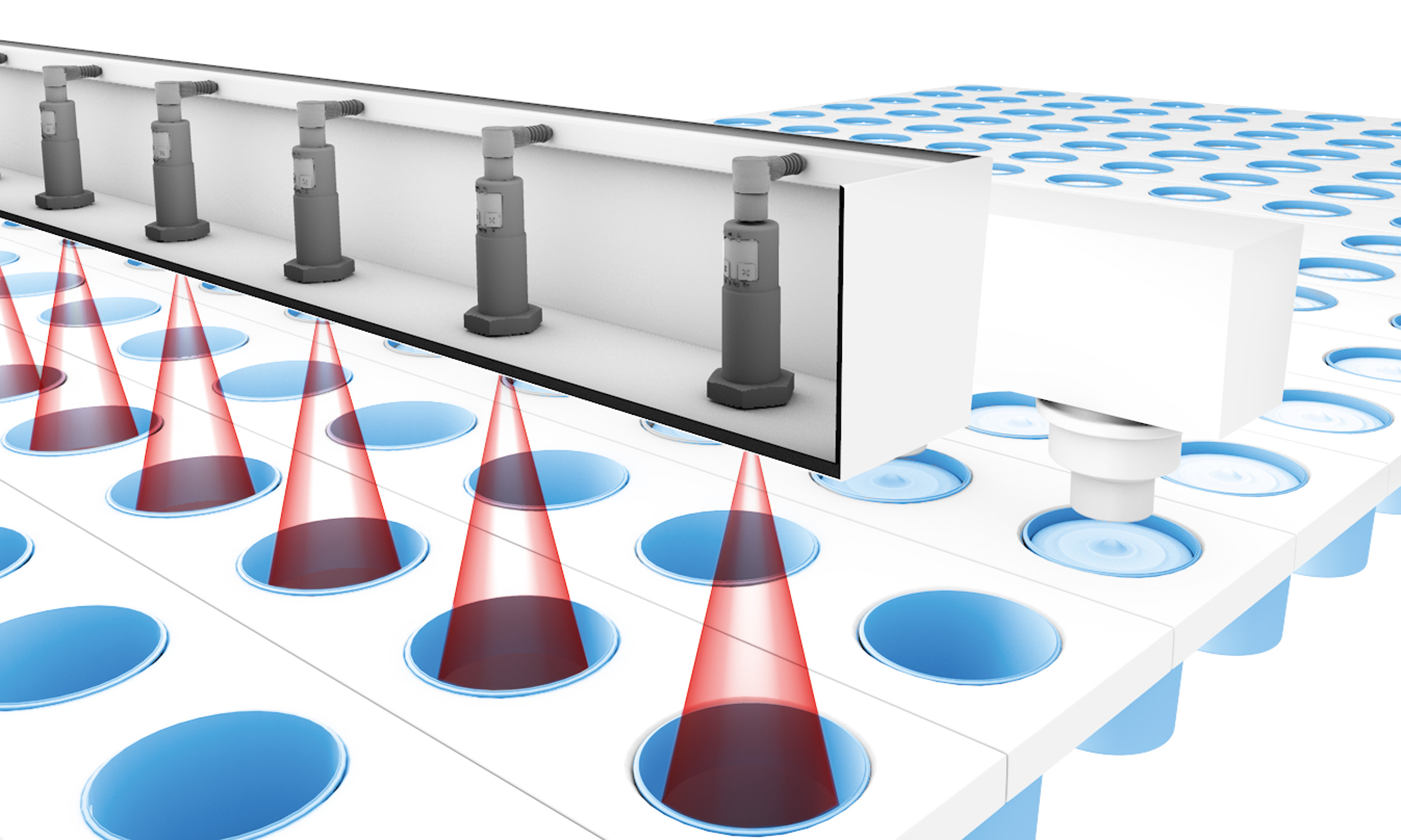 Checking the presence of the container for secure filling image