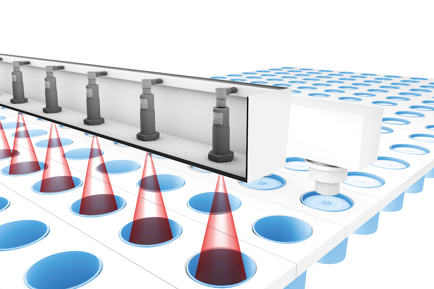 Reliable filling of liquids using ultrasonic sensors image