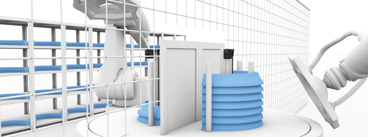 Checking stack heights on rack element towers