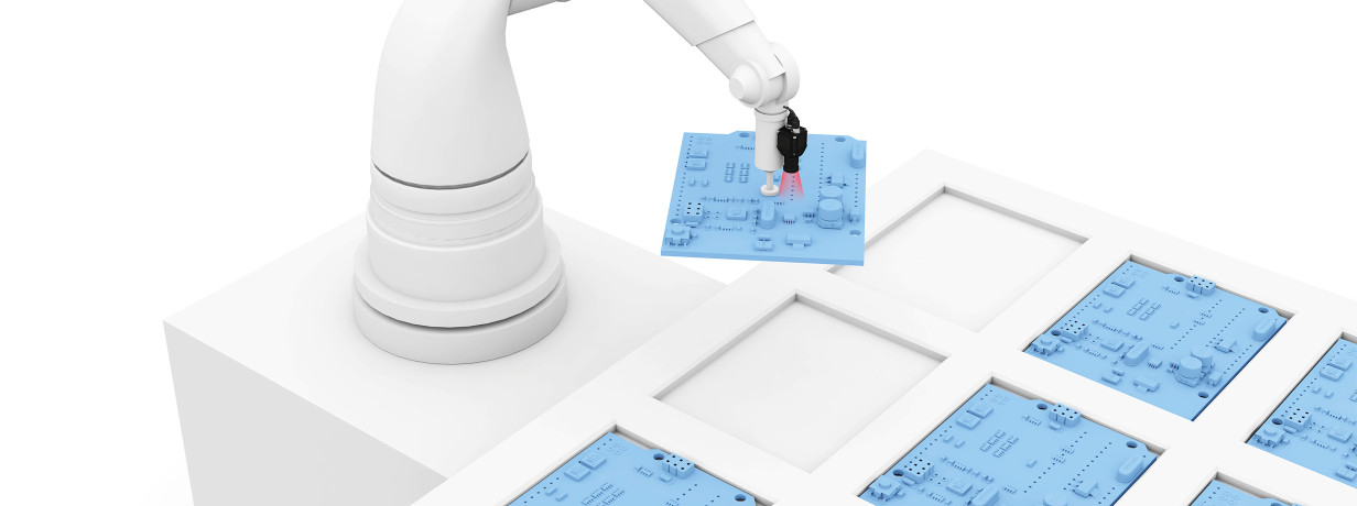 Controle preciso do robô em aplicações pick-and-place