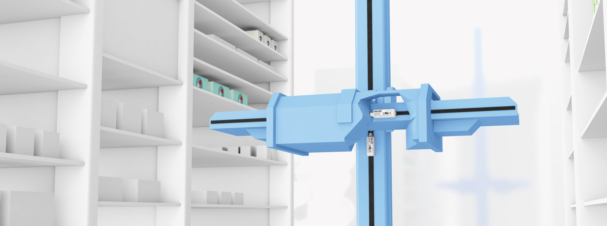 Posicionamiento de robots en máquinas de productos farmacéuticos