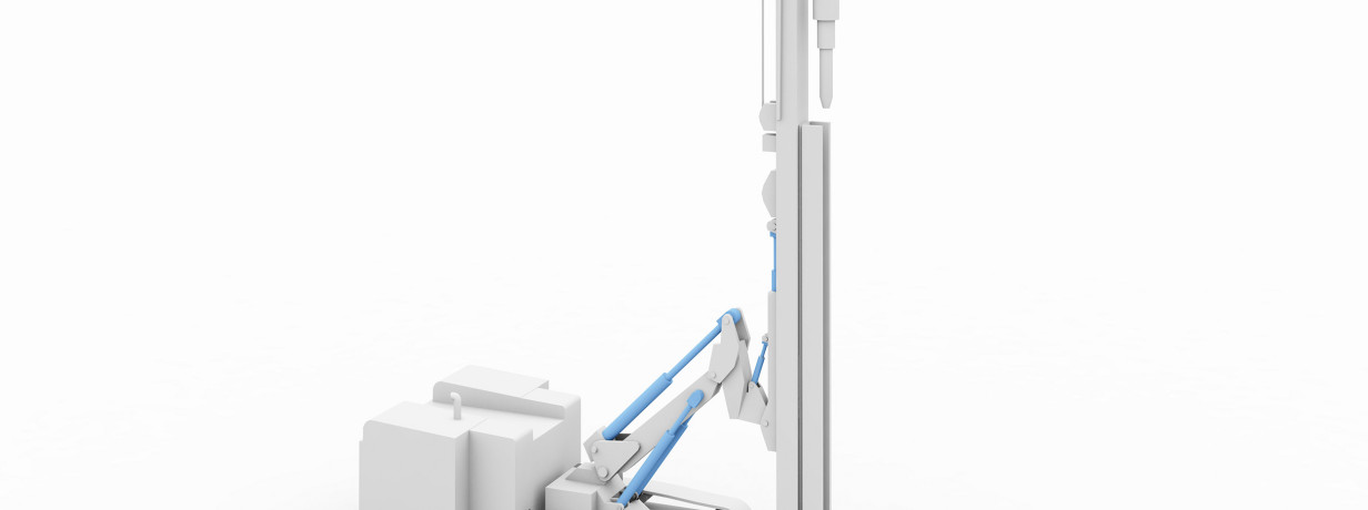 Universal Drilling Rig: Monitoring the Position of the Hydraulic Cylinder