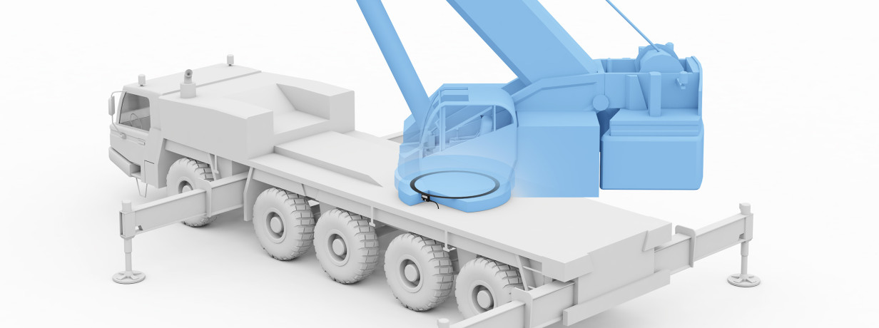 移動式起重機：記錄移動式起重機超過360°的位置