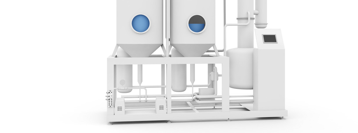 Balluff のセンサはジュース蒸発タンク内の流量と圧力を監視し、高品質のジュース製造における最適な濃度値を保証します。