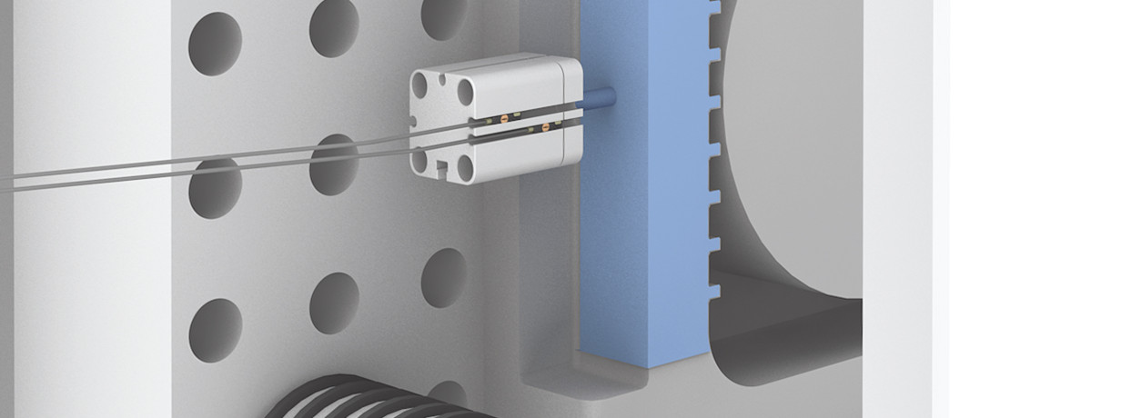 Detect the position of core pulls without wear